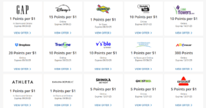 Sample Classroom Cash bonus points retailers